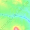 Mapa topográfico Bahador, altitude, relevo