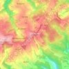 Mapa topográfico Grevels, altitude, relevo