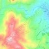 Mapa topográfico Padim, altitude, relevo