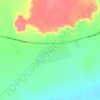 Mapa topográfico ثلين, altitude, relevo