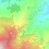 Mapa topográfico Musiara Superiore, altitude, relevo