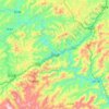 Mapa topográfico 剑河, altitude, relevo