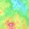 Mapa topográfico Les Sessaudes, altitude, relevo