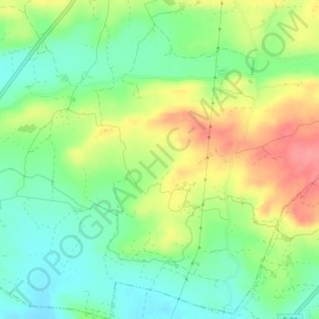Mapa topográfico Pedrissa, altitude, relevo