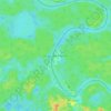 Mapa topográfico Vigía del Fuerte, altitude, relevo