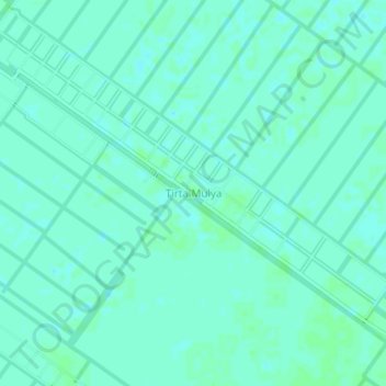 Mapa topográfico Tirta Mulya, altitude, relevo