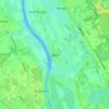 Mapa topográfico Aijen, altitude, relevo