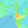Mapa topográfico Frederiksværk, altitude, relevo