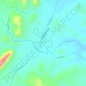 Mapa topográfico Ballara, altitude, relevo