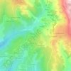 Mapa topográfico Sardinat, altitude, relevo