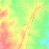 Mapa topográfico Hillard, altitude, relevo