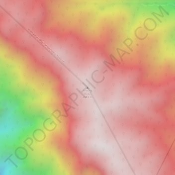 Mapa topográfico Mount Busa, altitude, relevo