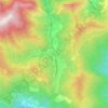 Mapa topográfico Nava, altitude, relevo