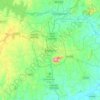 Mapa topográfico Mysuru, altitude, relevo
