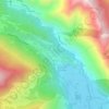 Mapa topográfico València d'Àneu, altitude, relevo