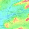 Mapa topográfico Forfar, altitude, relevo