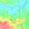 Mapa topográfico La Servais, altitude, relevo