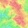 Mapa topográfico Villalier, altitude, relevo