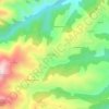 Mapa topográfico La Mortera, altitude, relevo