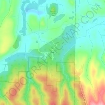 Mapa topográfico Derby, altitude, relevo