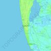 Mapa topográfico Alappuzha, altitude, relevo