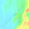 Mapa topográfico Haji Mohammad Jokhio, altitude, relevo