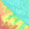 Mapa topográfico La Motte Fiche, altitude, relevo