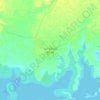 Mapa topográfico San Benito Abad, altitude, relevo