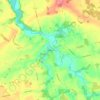 Mapa topográfico Paisley, altitude, relevo