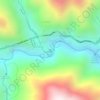 Mapa topográfico Pailón del diablo, altitude, relevo