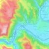 Mapa topográfico Le Four Haut, altitude, relevo