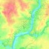 Mapa topográfico Le Plessis, altitude, relevo
