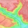 Mapa topográfico Bièvres, altitude, relevo