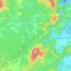 Mapa topográfico Bugas-bugas, altitude, relevo