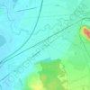 Mapa topográfico Les Rousses, altitude, relevo
