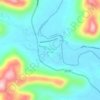 Mapa topográfico Marques de Souza, altitude, relevo