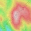Mapa topográfico Widow Mountain, altitude, relevo