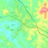 Mapa topográfico Drouin, altitude, relevo