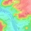 Mapa topográfico Moulantier, altitude, relevo
