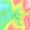 Mapa topográfico Petra, altitude, relevo