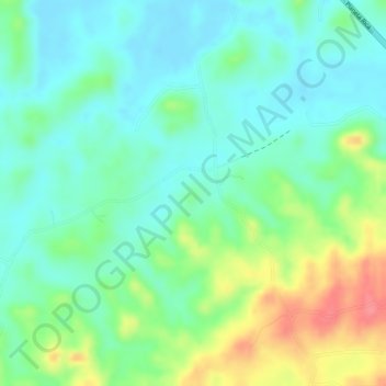 Mapa topográfico EL NEQUE, altitude, relevo
