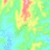 Mapa topográfico Combilan, altitude, relevo