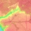 Mapa topográfico Tigery, altitude, relevo
