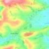 Mapa topográfico East Butterleigh, altitude, relevo