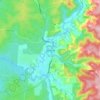 Mapa topográfico Nannup, altitude, relevo