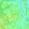 Mapa topográfico Hooge Mierde, altitude, relevo