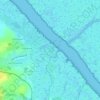 Mapa topográfico Chatressac-Chaillevette, altitude, relevo