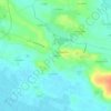 Mapa topográfico La Barre, altitude, relevo