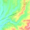 Mapa topográfico Paja Blanca, altitude, relevo