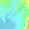 Mapa topográfico Ghārān, altitude, relevo